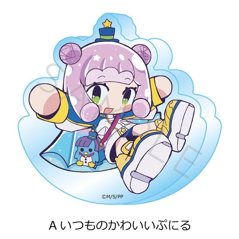 ぷにるはかわいいスライム アクリルミニブロック A いつものかわいいぷにる