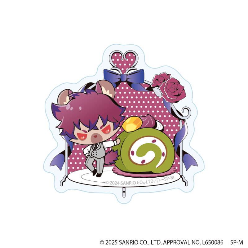 アクリルダイカットステッカー「SHOW BY ROCK!!」07/スイーツver. リカオ(ミニキャライラスト)