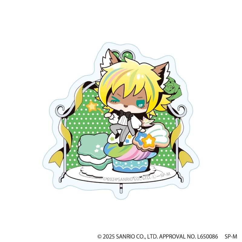 アクリルダイカットステッカー「SHOW BY ROCK!!」03/スイーツver. シュウ☆ゾー(ミニキャライラスト)