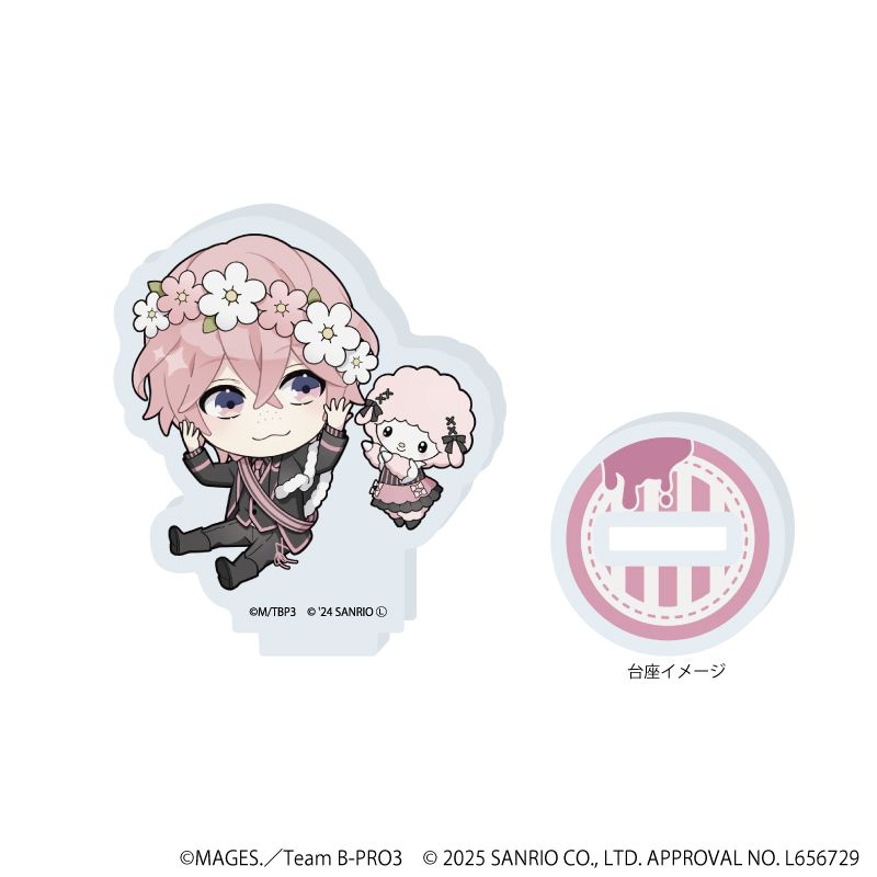 アクリルぷちスタンド「B-PROJECT～熱烈＊ラブコール～×サンリオキャラクターズ」02/コンプリートBOX(全8種)(ミニキャライラスト)