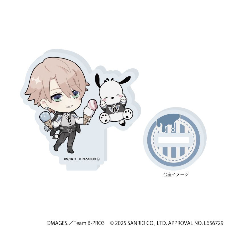 アクリルぷちスタンド「B-PROJECT～熱烈＊ラブコール～×サンリオキャラクターズ」02/コンプリートBOX(全8種)(ミニキャライラスト)