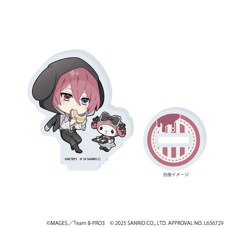 アクリルぷちスタンド「B-PROJECT～熱烈＊ラブコール～×サンリオキャラクターズ」02/コンプリートBOX(全8種)(ミニキャライラスト)