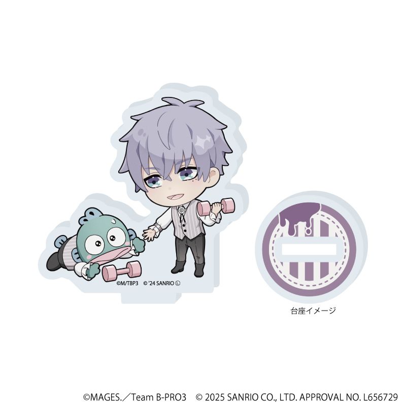 アクリルぷちスタンド「B-PROJECT～熱烈＊ラブコール～×サンリオキャラクターズ」02/コンプリートBOX(全8種)(ミニキャライラスト)