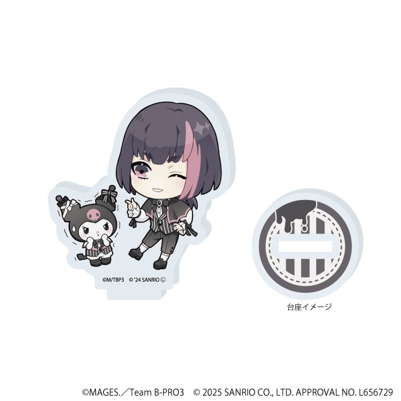 アクリルぷちスタンド「B-PROJECT～熱烈＊ラブコール～×サンリオキャラクターズ」01/コンプリートBOX(全8種)(ミニキャライラスト)