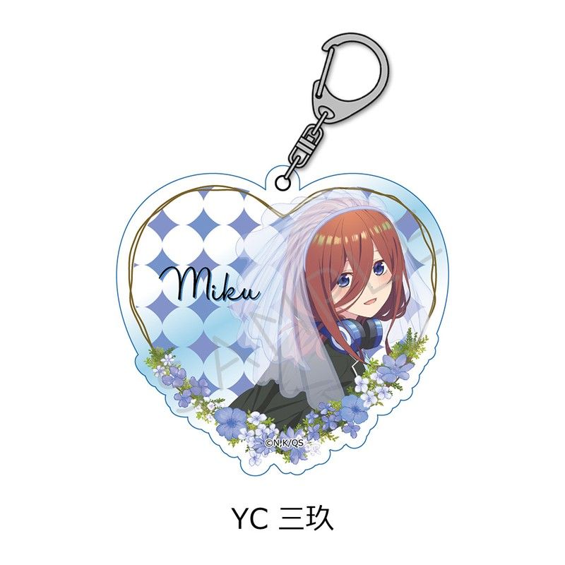 五等分の花嫁 第5弾 アクリルキーホルダー YC 三玖