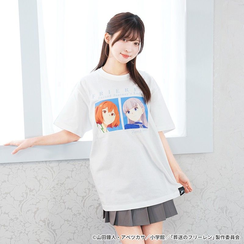 葬送のフリーレン アート Tシャツ カンネ&ラヴィーネ L