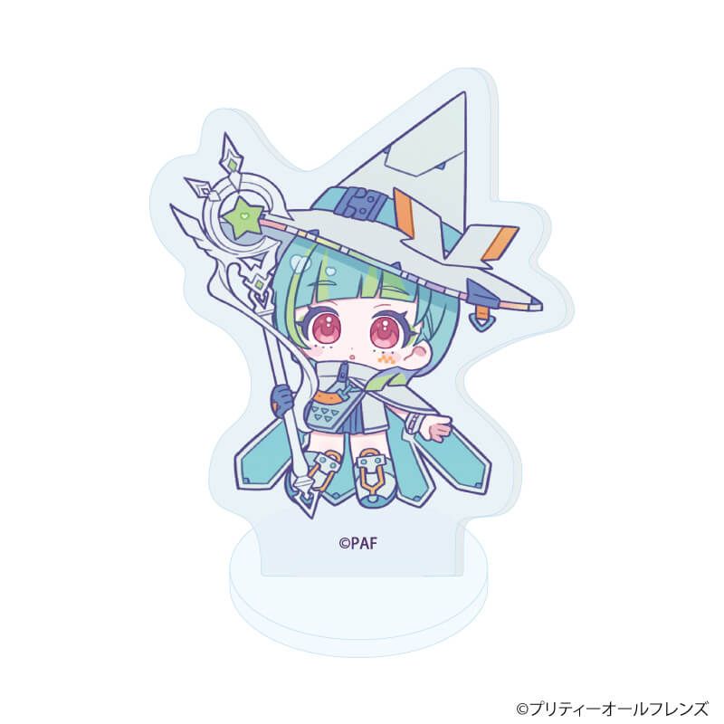 アクリルぷちスタンド「プリティーオールフレンズ」15/魔法使いver. コンプリートBOX(全8種)(ミニキャライラスト)