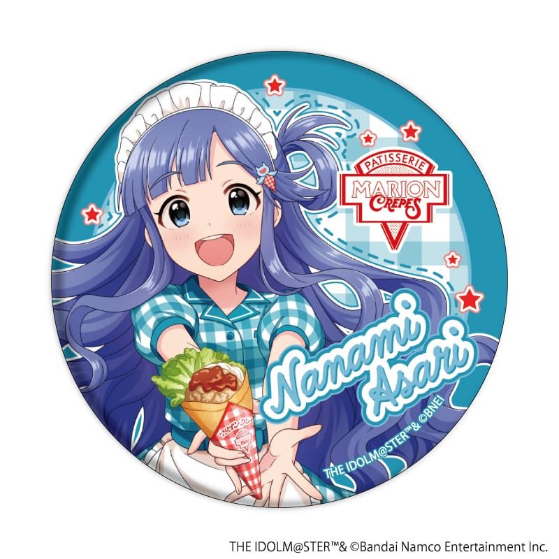 缶バッジ「アイドルマスター シンデレラガールズ」11/クレープ屋ver. コンプリートBOX(全6種)(描き下ろし&ミニキャライラスト)