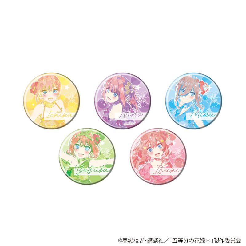 缶バッジ5個セット「五等分の花嫁＊」01/集合デザイン(SPARKLY PAINT)