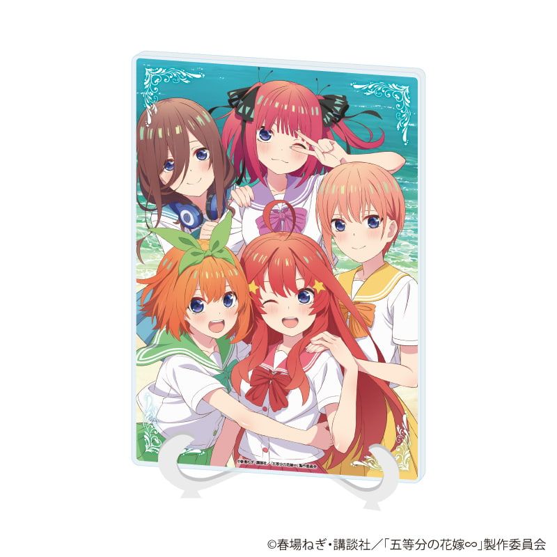 アクリルアートボード(A5サイズ)「五等分の花嫁∽」05/集合デザイン(公式イラスト)