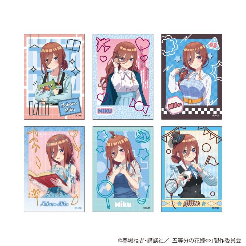 ミニフォト「五等分の花嫁∽」03/三玖ver. コンプリートBOX(全6種)(公式イラスト)