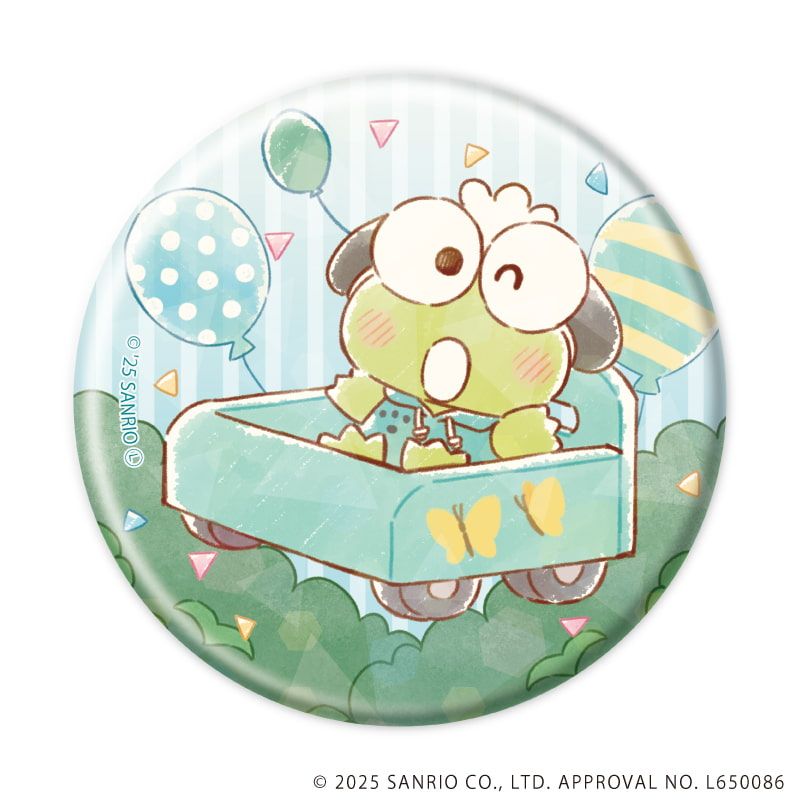 ホログラム缶バッジ(57mm)「はぴだんぶい」01/ブラインド(6種)(グラフアートイラスト)