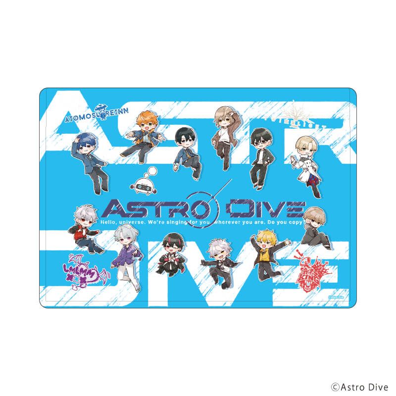 キャラクリアケース「Astro Dive」01/集合デザイン(グラフアートイラスト)