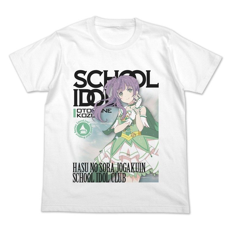 ラブライブ!蓮ノ空女学院スクールアイドルクラブ 乙宗梢 フルカラーTシャツ オフィシャルカードゲームVer. ホワイト L