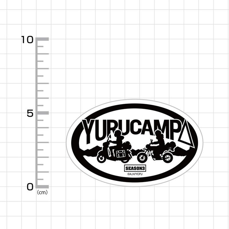 ゆるキャン△ SEASON3 リン・綾乃ツーリング 屋外対応ステッカー