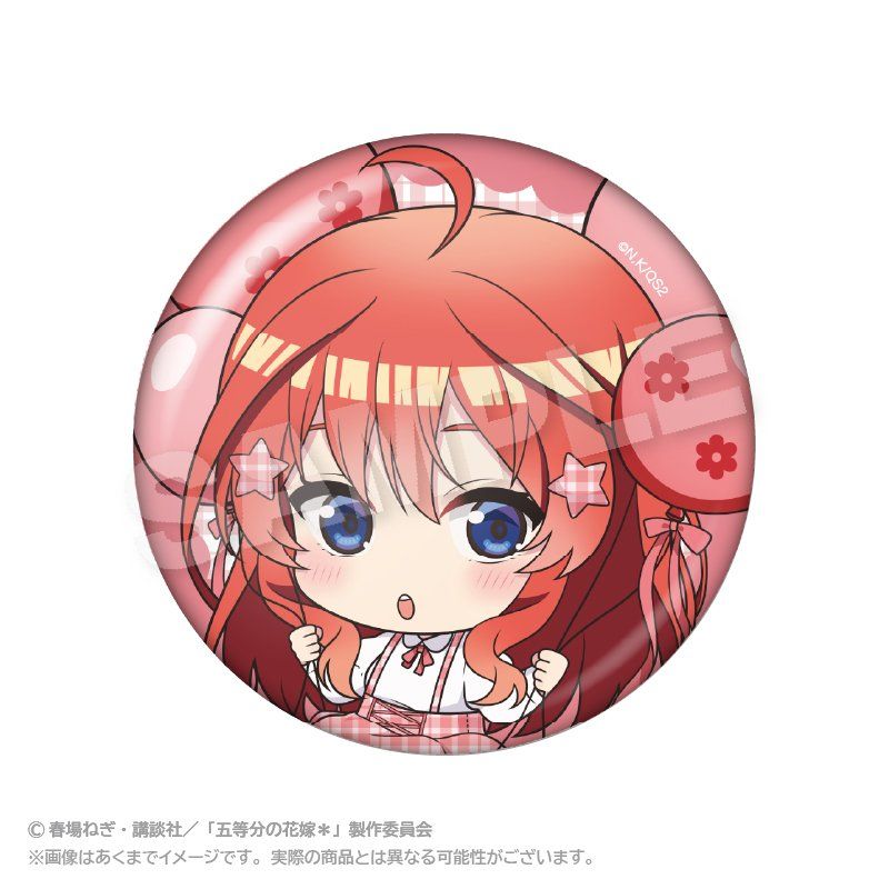 五等分の花嫁* ばるんこ缶バッジ 中野五月