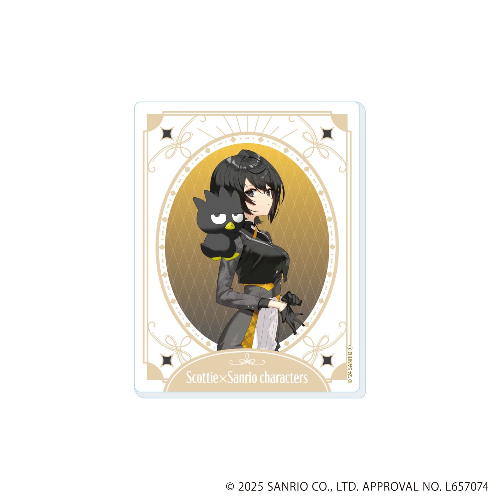 アクリルカード「スコッティ×サンリオキャラクターズ」01/ブラインド(5種)(コラボイラスト)