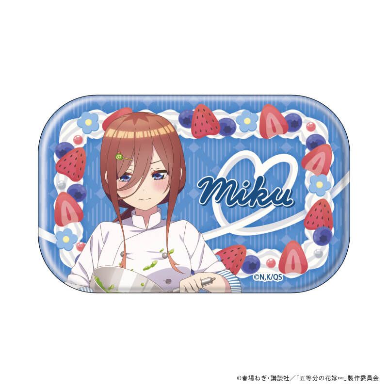 スクエア缶バッジ(横長)「五等分の花嫁∽」01/REVIVALver. コンプリートBOX(全5種)(描き下ろしイラスト)