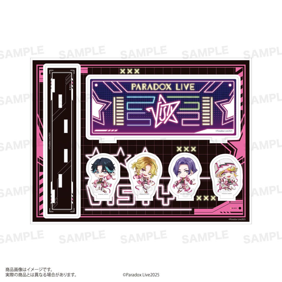 「Paradox Live」アクリルジオラマ（きゃらほっぴん！）サイバーパンクver. VISTY