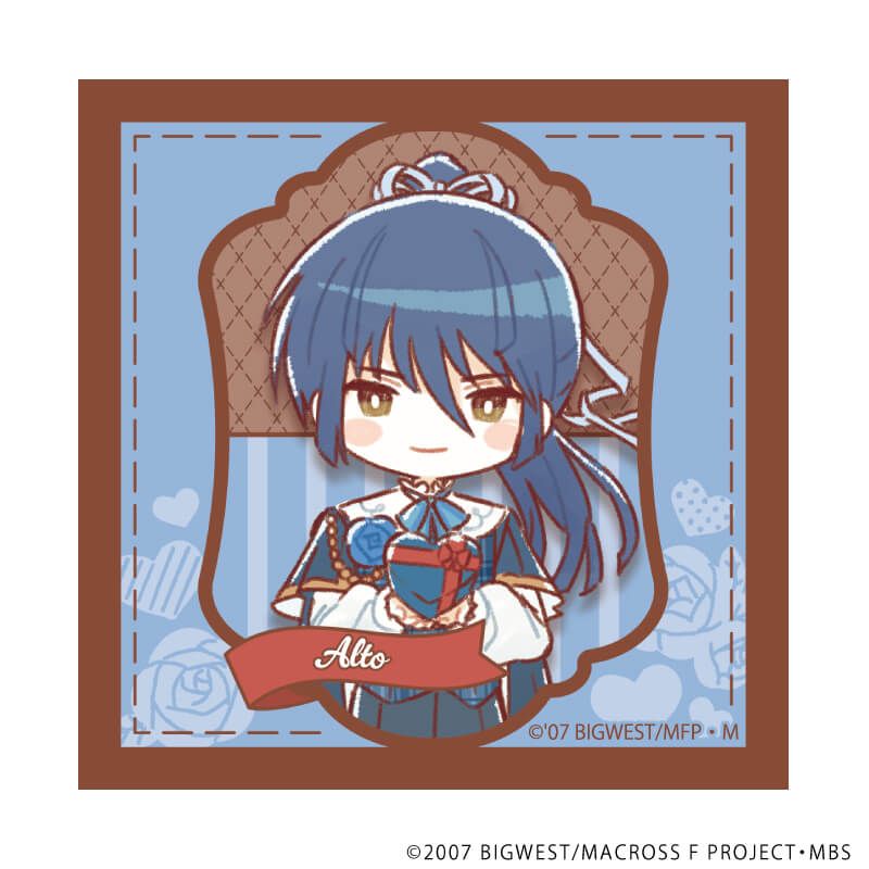 ダイヤボックスマシュマロ「『マクロスF』『マクロスΔ』」01/集合デザイン ホワイトデーver.(レトロアートイラスト)