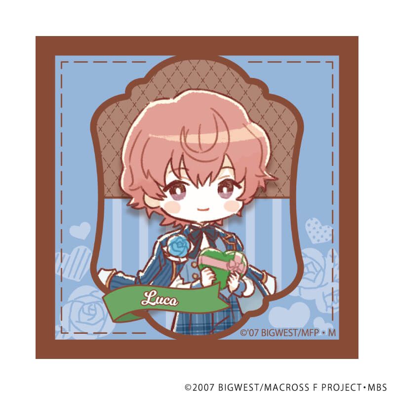 ダイヤボックスマシュマロ「『マクロスF』『マクロスΔ』」01/集合デザイン ホワイトデーver.(レトロアートイラスト)