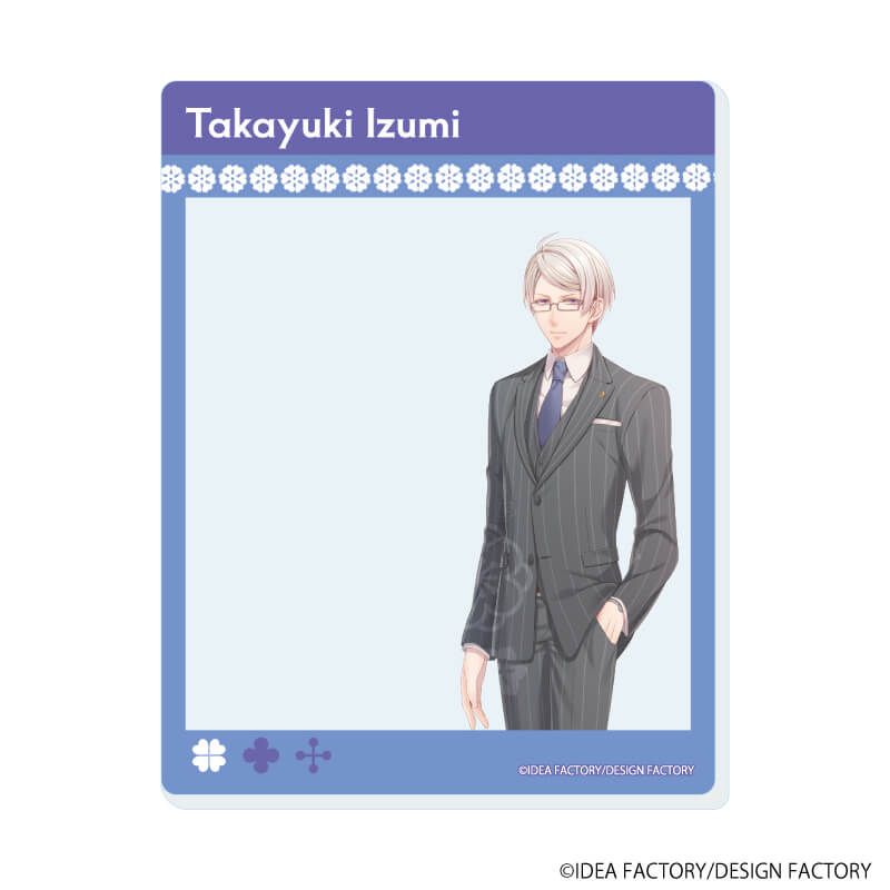 アクリルカード「ゆのはなSpRING！」01/ブラインド(9種)(公式イラスト)