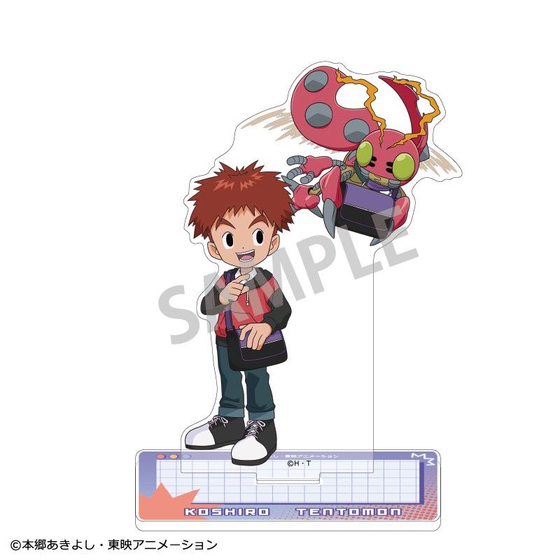 デジモンアドベンチャー アクリルスタンド 泉光子郎&テントモン リンク 