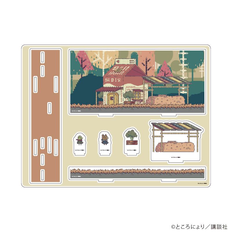 アクリルジオラマ「違う冬のぼくら」01/動物の世界(公式イラスト)