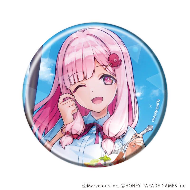 ホログラム缶バッジ(57mm)「ドルフィンウェーブ」03/BOX③ ブラインド(8種)(公式イラスト)