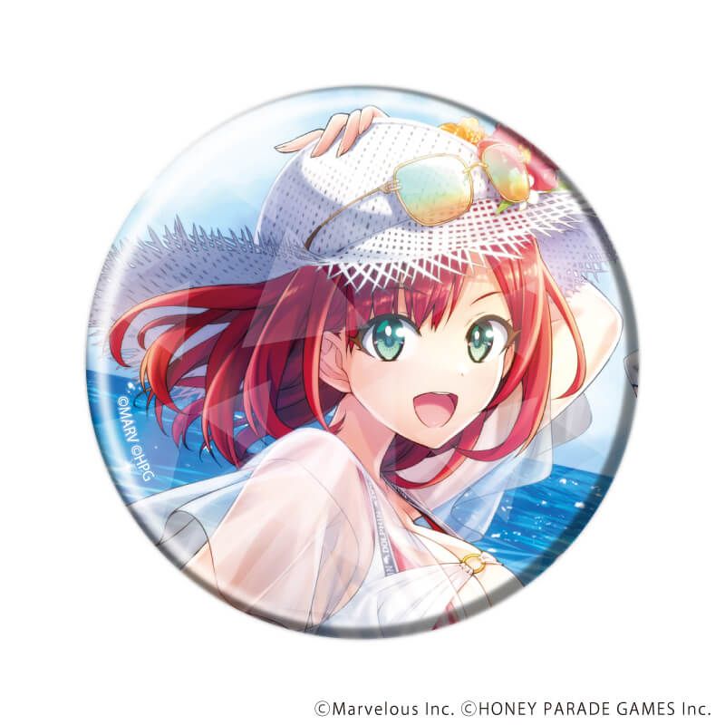 ホログラム缶バッジ(57mm)「ドルフィンウェーブ」01/BOX① ブラインド(8種)(公式イラスト)