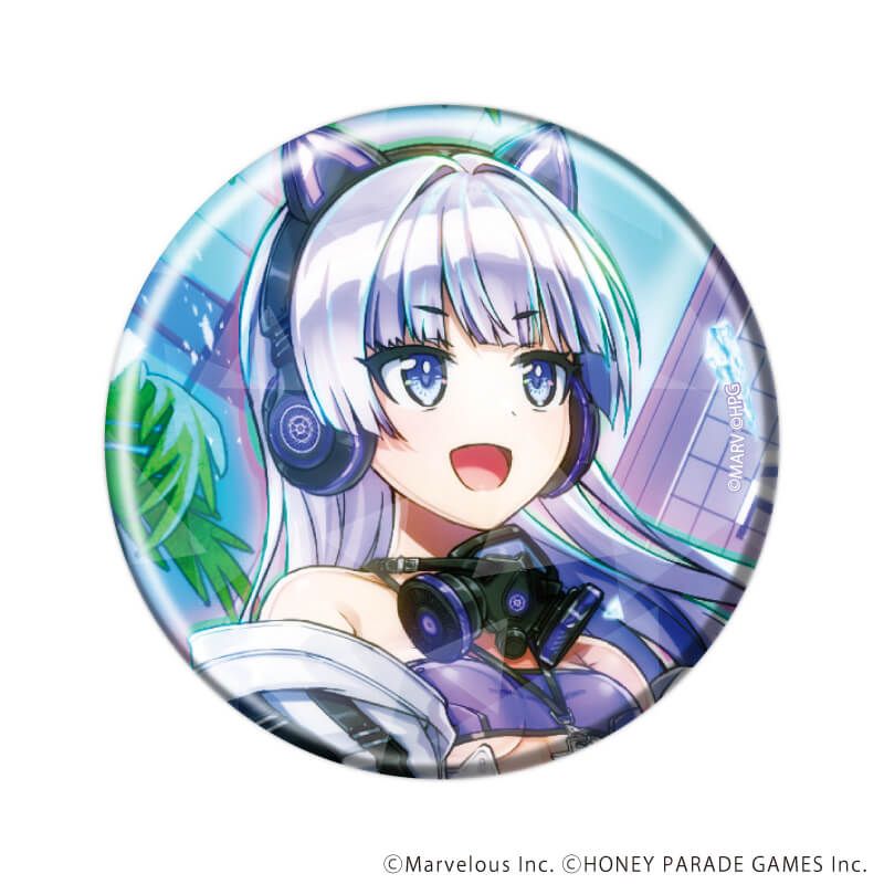 ホログラム缶バッジ(57mm)「ドルフィンウェーブ」01/BOX① ブラインド(8種)(公式イラスト)