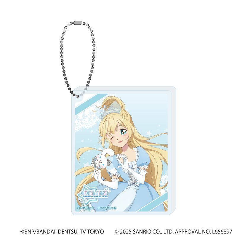 アクリルブロックキーホルダー「アイカツスターズ！×サンリオキャラクターズ」01/トレーディング(10種)(コラボイラスト(等身))
