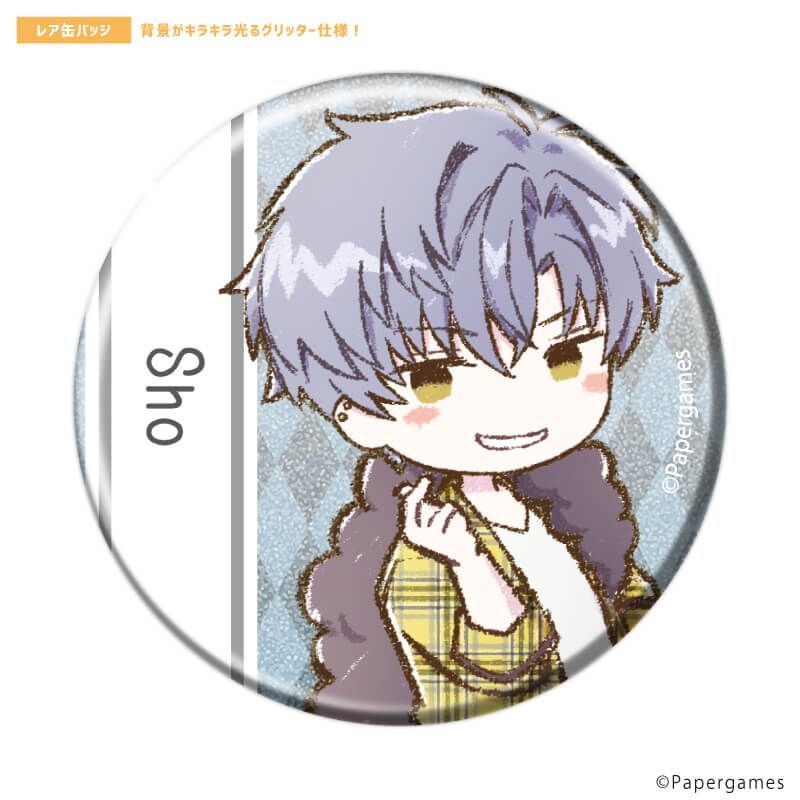 トレーディング缶バッジ(レア入り)「恋とプロデューサー～EVOL×LOVE～」16/1BOX8個入り(ノーマル全7種+レア1種)(グラフアートイラスト)