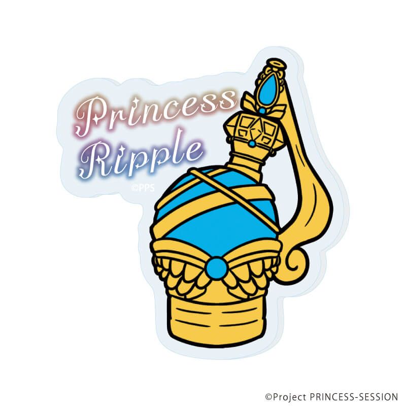 アクリルプレートバッジ「TVアニメ『プリンセッション・オーケストラ』」01/ブラインド(6種)(描き起こしイラスト)