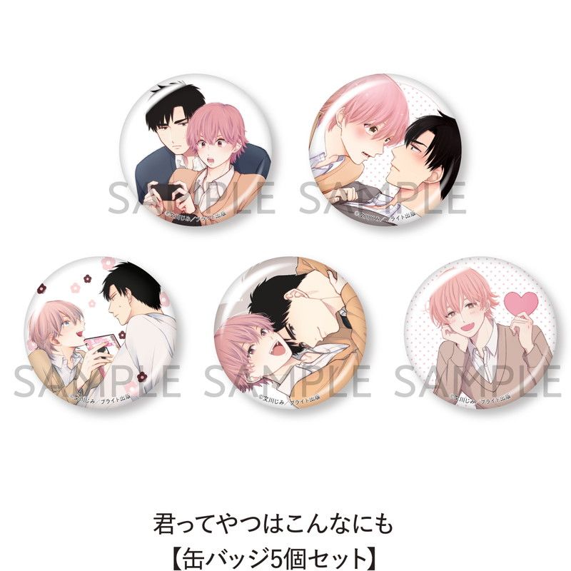 君ってやつはこんなにも【缶バッジ5個セット】