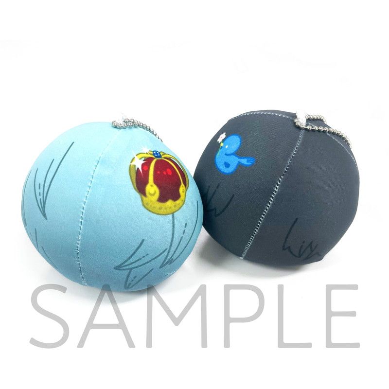 おやすみ、またね。ましろくん。【おもちクッションストラップ2個セット】