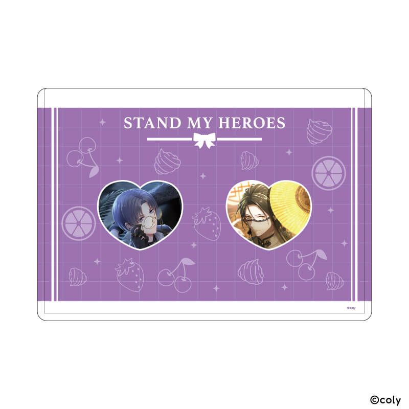 キャラクリアケース「スタンドマイヒーローズ」16/都築兄弟(公式イラスト)