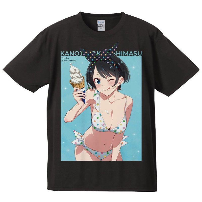 彼女、お借りします Tシャツ 更科瑠夏 水着Ver. XLサイズ｜アニメ 