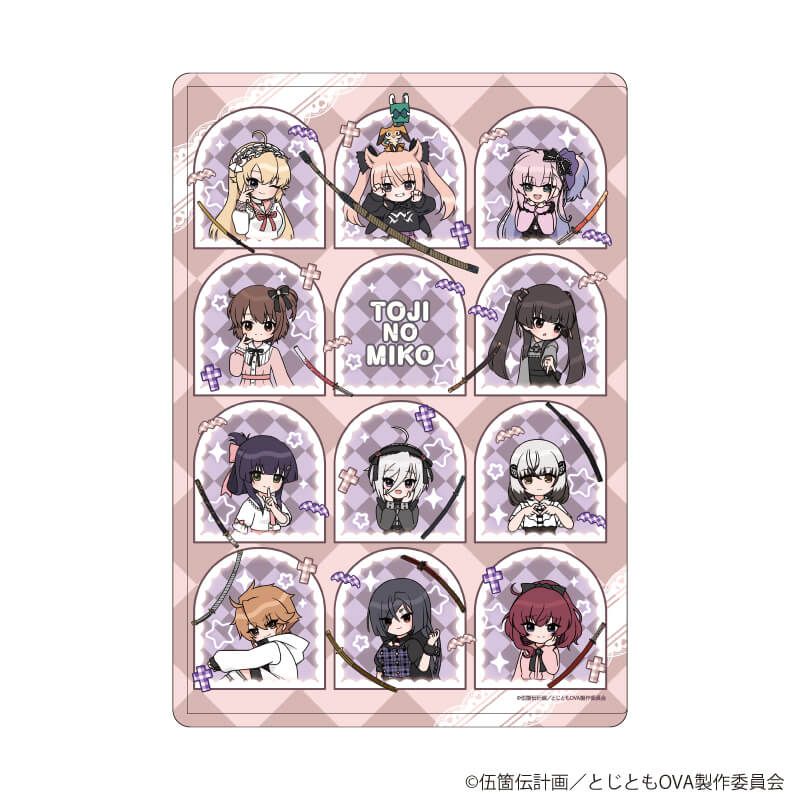 キャラクリアケース「刀使ノ巫女」01/集合デザイン(POP Artイラスト)