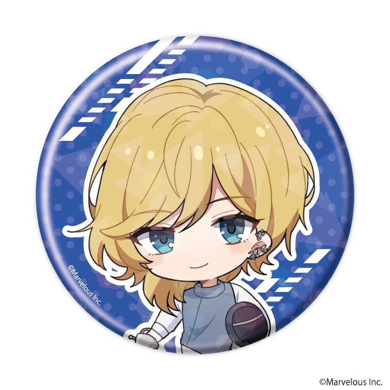 ホログラム缶バッジ(65mm)「千銃士:Rhodoknight」13/Vol.2 コンプリートBOX(全9種)(ミニキャライラスト)