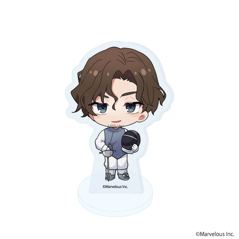 アクリルぷちスタンド「千銃士:Rhodoknight」50/Vol.2 ブラインド(9種)(ミニキャライラスト)