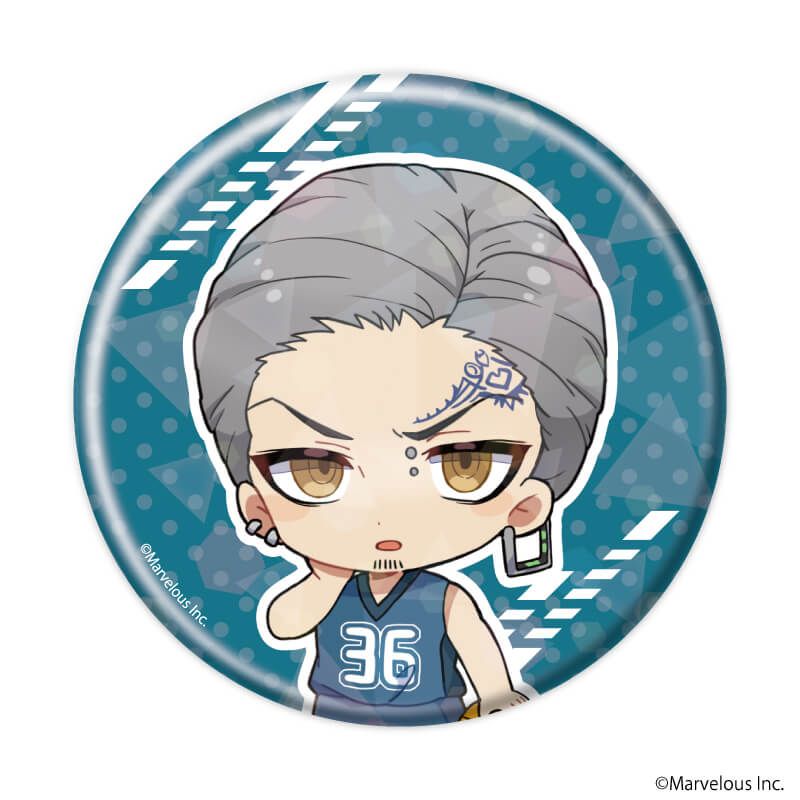 ホログラム缶バッジ(65mm)「千銃士:Rhodoknight」14/Vol.3 ブラインド(10種)(ミニキャライラスト)