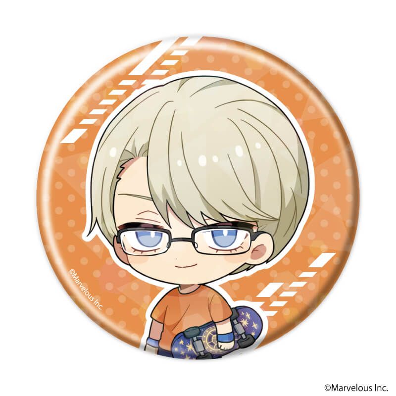 ホログラム缶バッジ(65mm)「千銃士:Rhodoknight」14/Vol.3 ブラインド(10種)(ミニキャライラスト)