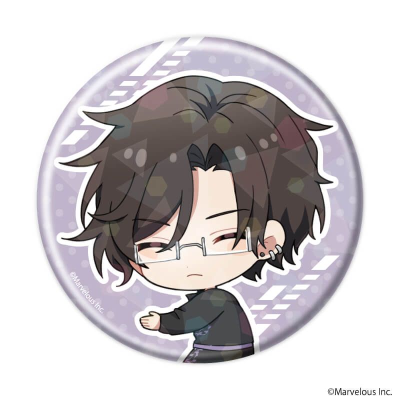 ホログラム缶バッジ(65mm)「千銃士:Rhodoknight」14/Vol.3 ブラインド(10種)(ミニキャライラスト)