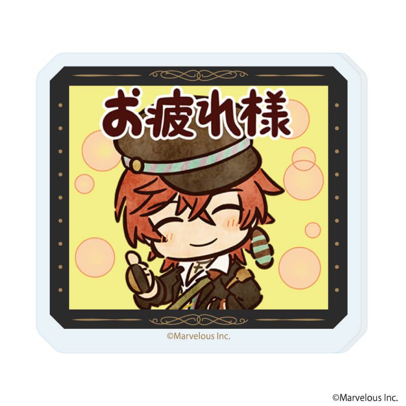 アクリルプレートバッジ「千銃士:Rhodoknight」04/スタンプver. ブラインド(12種)(公式イラスト)