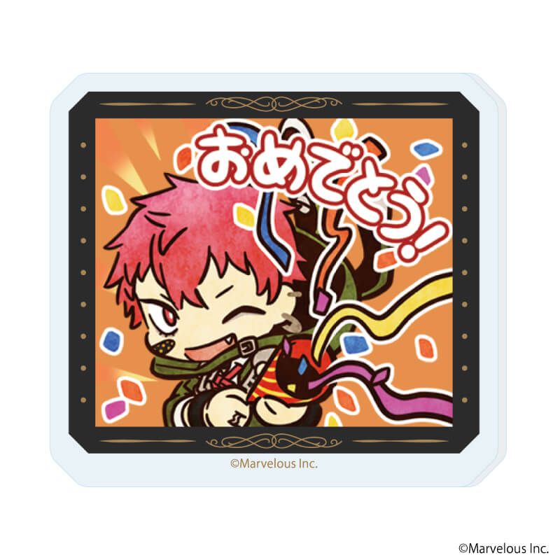 アクリルプレートバッジ「千銃士:Rhodoknight」04/スタンプver. ブラインド(12種)(公式イラスト)