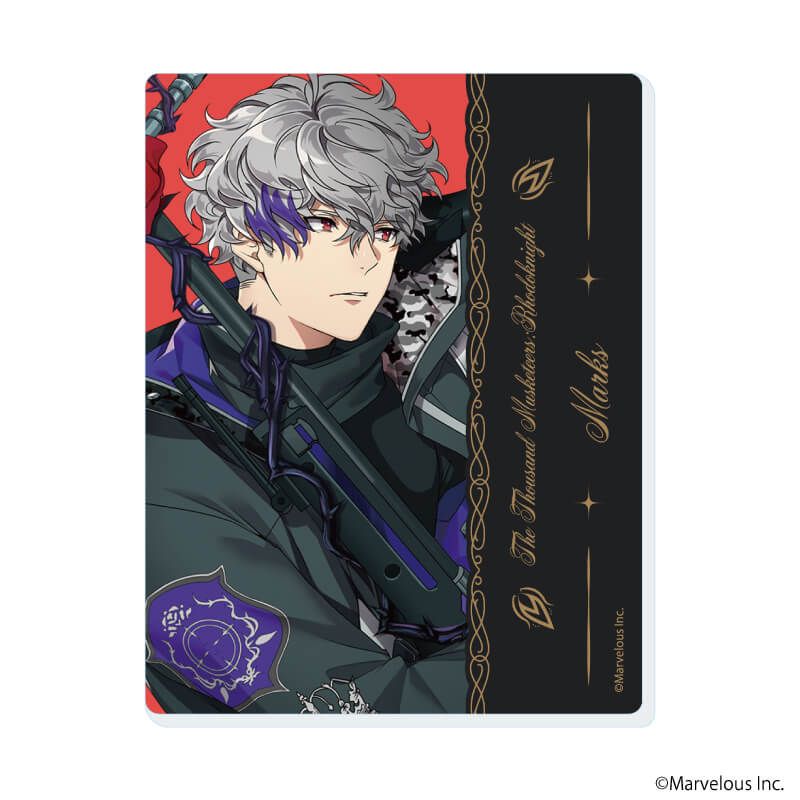 アクリルカード「千銃士:Rhodoknight」01/CDジャケットver. ブラインド(10種)(公式イラスト)