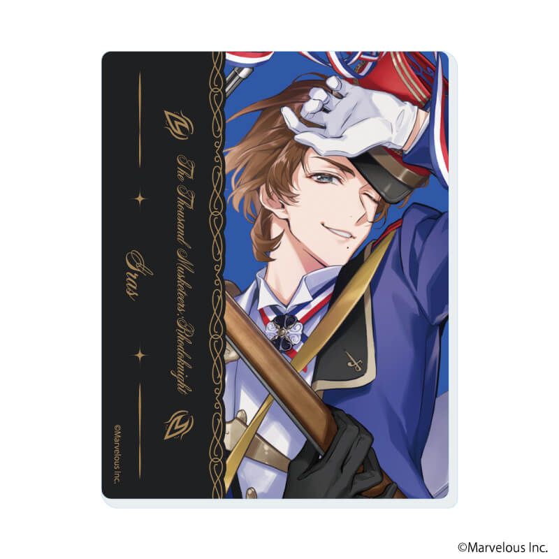 アクリルカード「千銃士:Rhodoknight」01/CDジャケットver. ブラインド(10種)(公式イラスト)