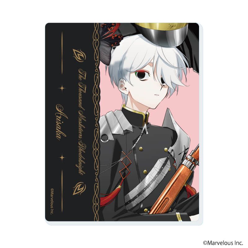 アクリルカード「千銃士:Rhodoknight」01/CDジャケットver. ブラインド(10種)(公式イラスト)