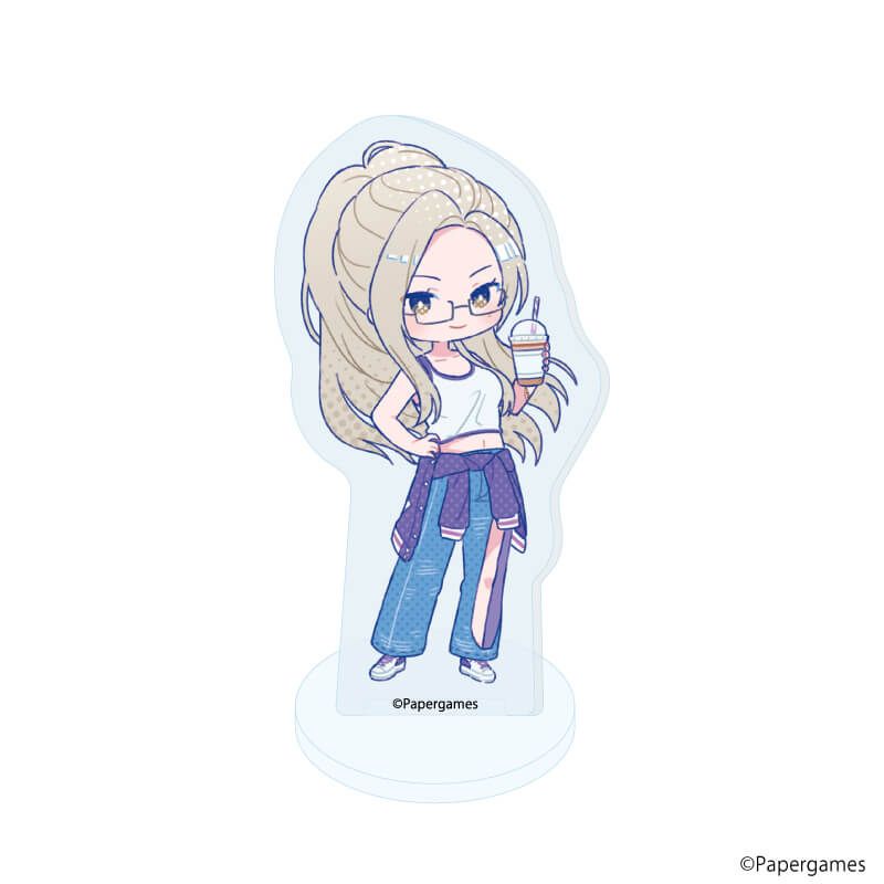 アクリルぷちスタンド「シャイニングニキ」08/ブラインド(7種)(POP Artイラスト)